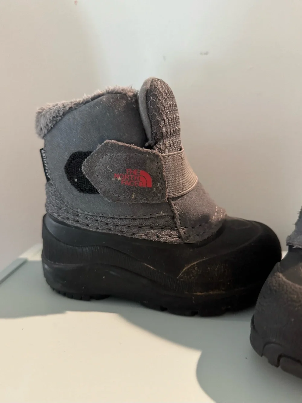 North face Toddler Alpenglow II Boots Waterproof Winter Boots - Gray